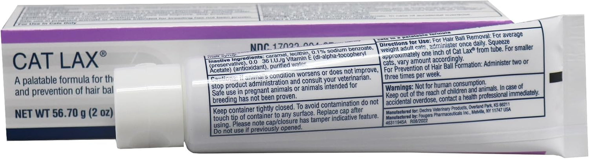 Catlax for Hairball Elimination and Prevention in Cats, 2 Oz