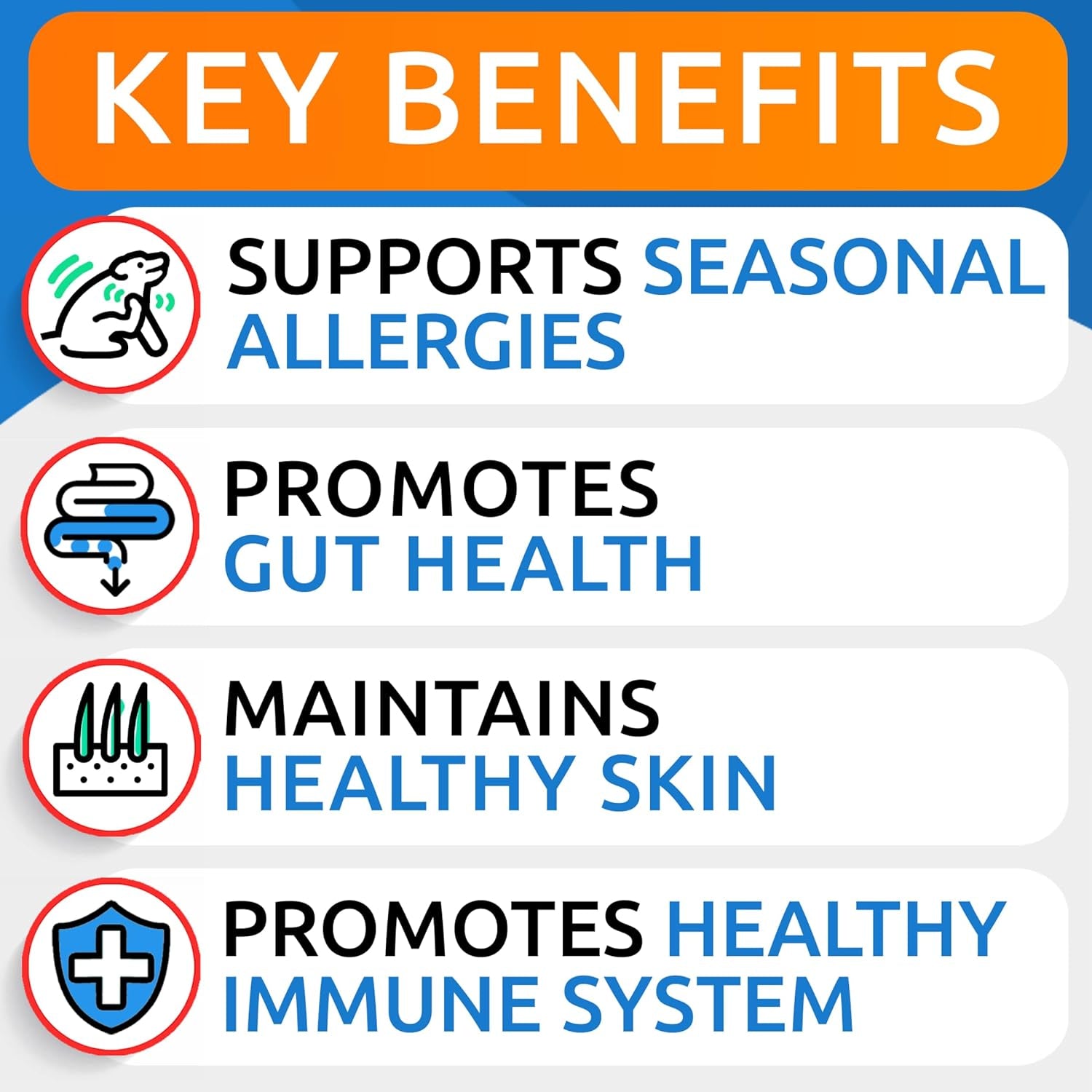 Advanced Dog Allergy Itch Relief Chews - Skin Probiotics W/Fish Oil Omega 3 - Itchy Skin Relief Pills - anti Itching Licking - Skin Allergies Treatment Immune Supplement Colostrum-120 Bacon