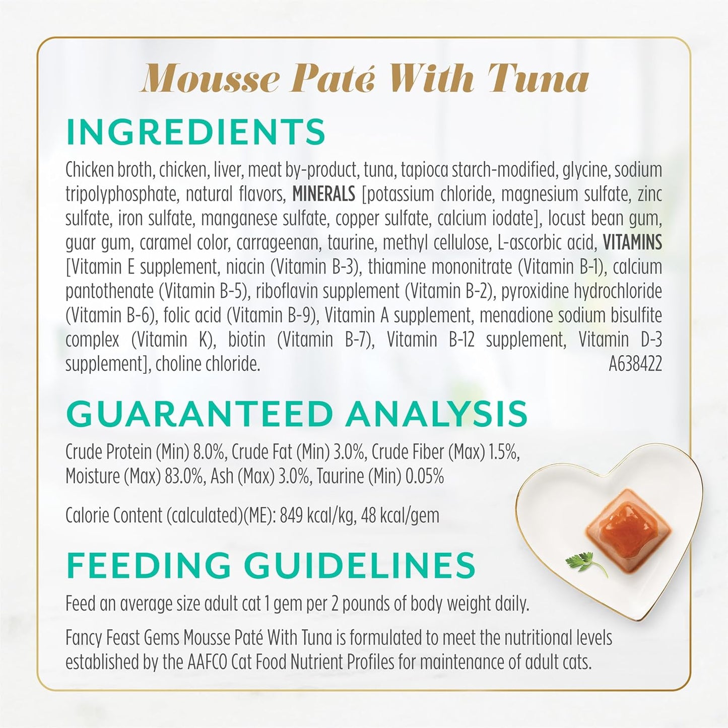 Gems Pate Cat Food Mousse Salmon or Tuna and a Halo of Savory Gravy Wet Cat Food Variety Pack - (1) 8 Ct. Boxes - 8 Ct. Box