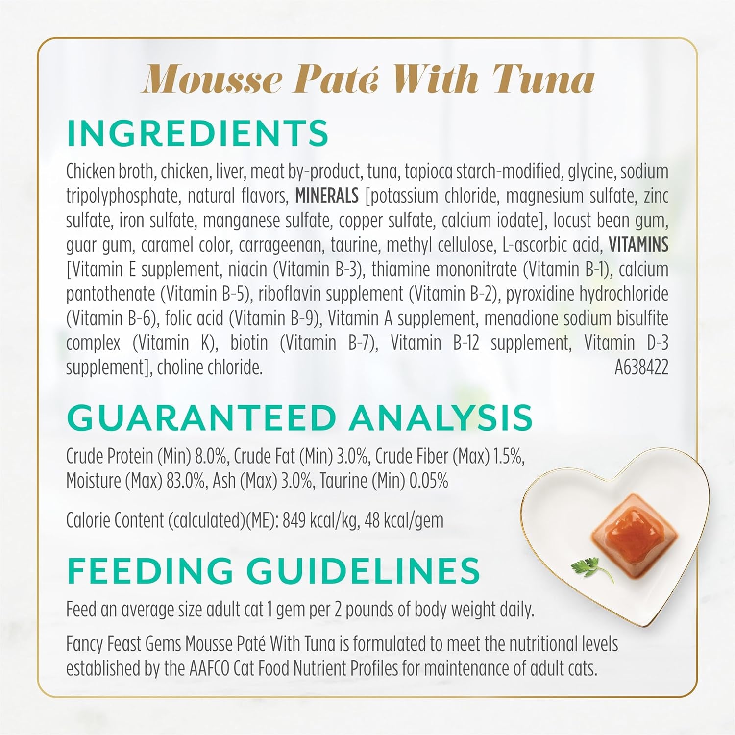 Gems Pate Cat Food Mousse Salmon or Tuna and a Halo of Savory Gravy Wet Cat Food Variety Pack - (1) 8 Ct. Boxes - 8 Ct. Box