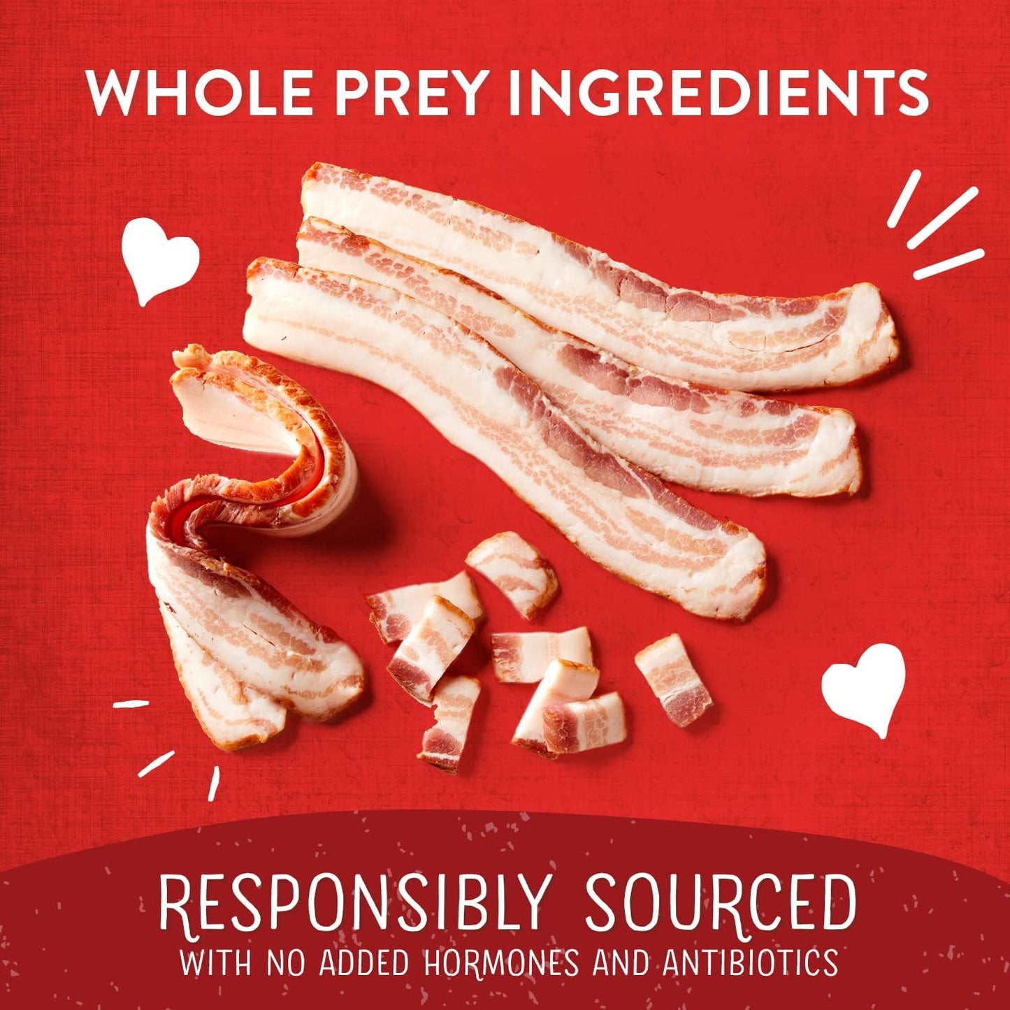 Freeze-Dried Raw Wild Weenies Dog Treats - High-Protein Training Treats for Dogs & Puppies - All-Natural Bacon Recipe with 95% Meat & Organs - USA Made - 11 Oz Bag