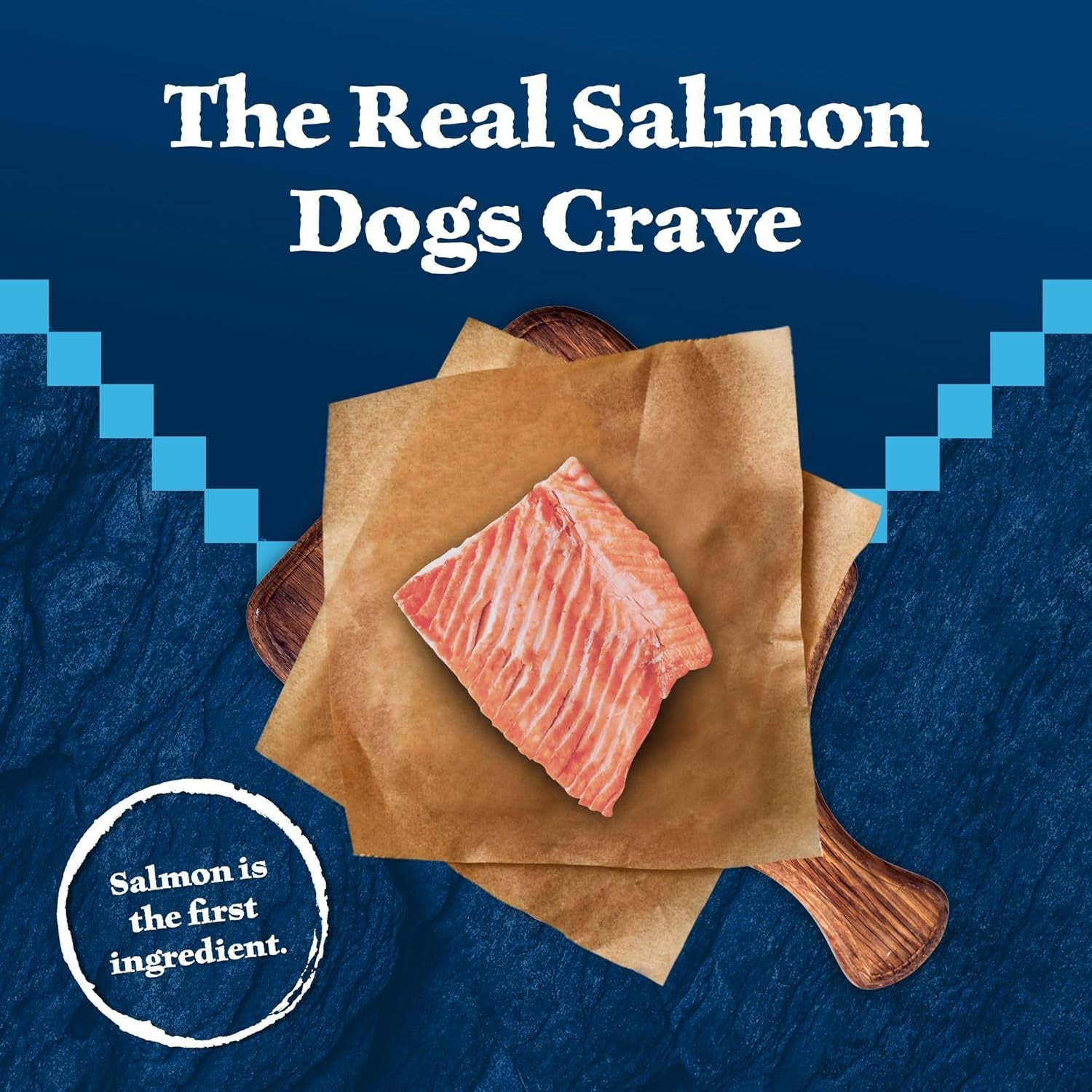 Wilderness Trail Treats Crunchy Dog Biscuits, Grain-Free and High-Protein Dog Treats Made with Natural Ingredients, Salmon Recipe 24-Oz Bag