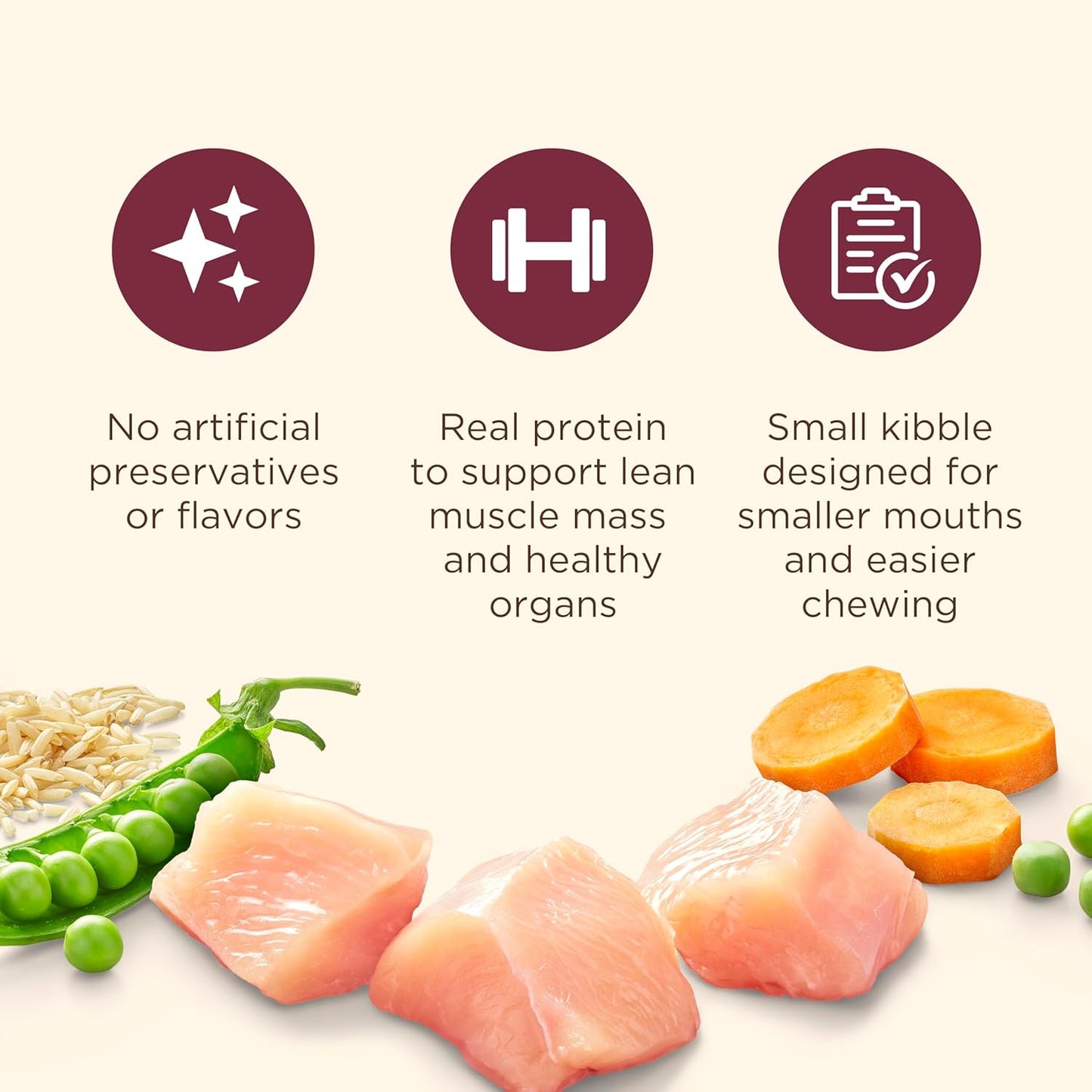 Small Breed Real Chicken & Veggies Recipe Whole Health Blend Dry Dog Food, 14 Lb. Bag, Packaging May Vary (Rachael Ray)