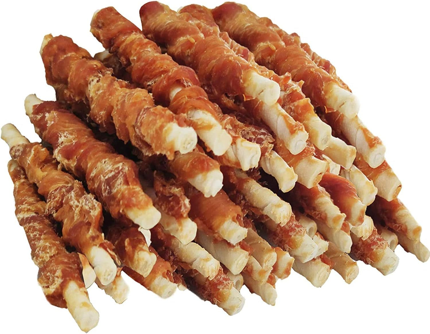 Mini Sticks Wrapped with Real Chicken, Rawhide Free Dog Chew Sticks, 15 Count