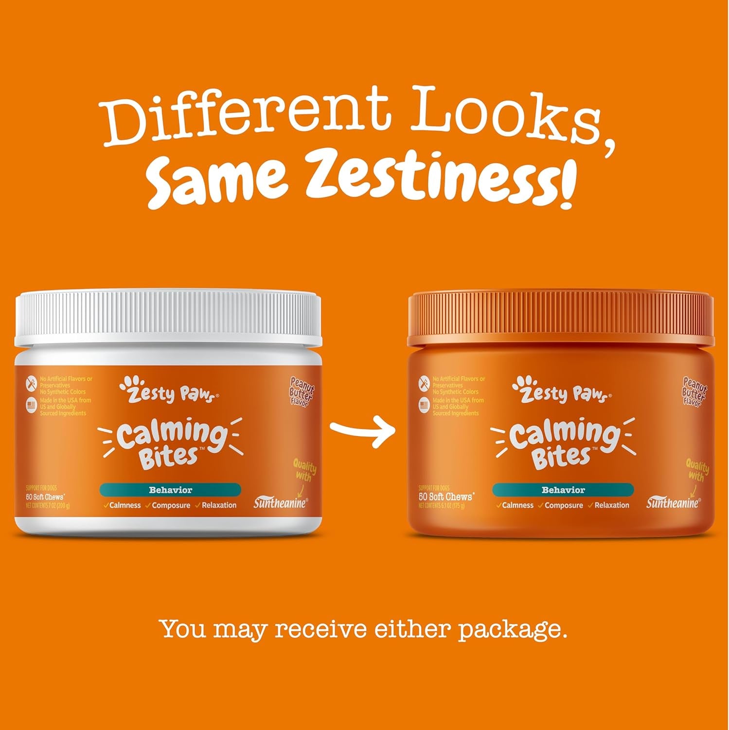 Calming Chews for Dogs - for Everyday Stress, Relaxation, Composure, and Separation Peanut Butter 50 Count