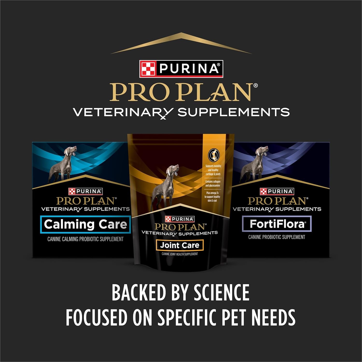 Purina Pro Plan Veterinary Supplements Fortiflora Chewable Dog Probiotic Supplement Tablets - 45 Ct. Canister