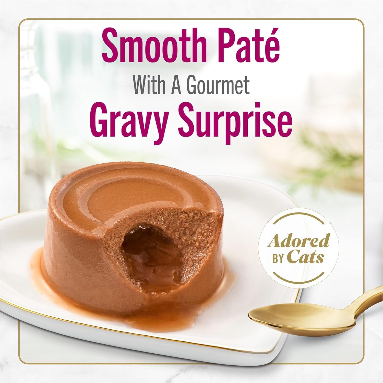 Purina  Savory Centers with Salmon Wet Cat Food Pate with Gourmet Gravy Center - (Pack of 24) 3 Oz. Cans