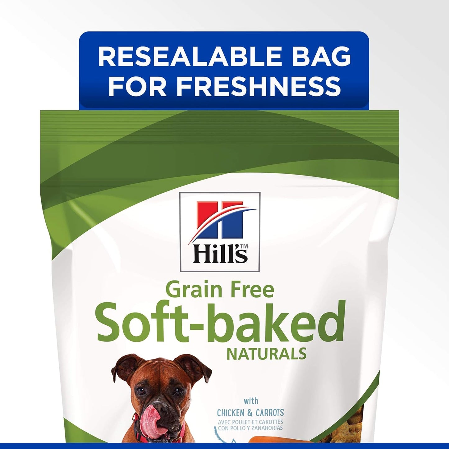 Grain Free Soft Baked Naturals, All Life Stages, Great Taste, Dog Treats, Chicken & Carrots, 8 Oz Bag