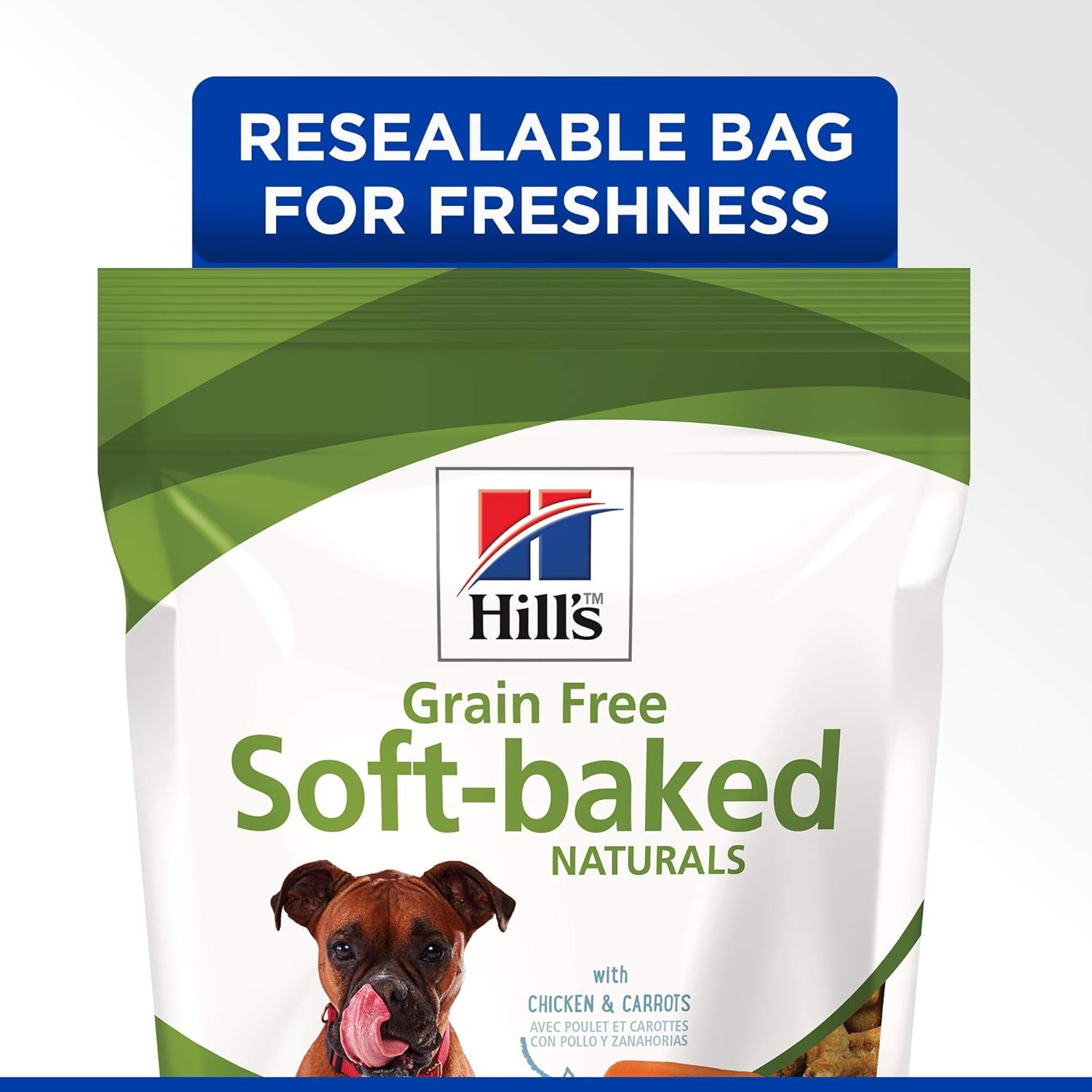 Grain Free Soft Baked Naturals, All Life Stages, Great Taste, Dog Treats, Chicken & Carrots, 8 Oz Bag