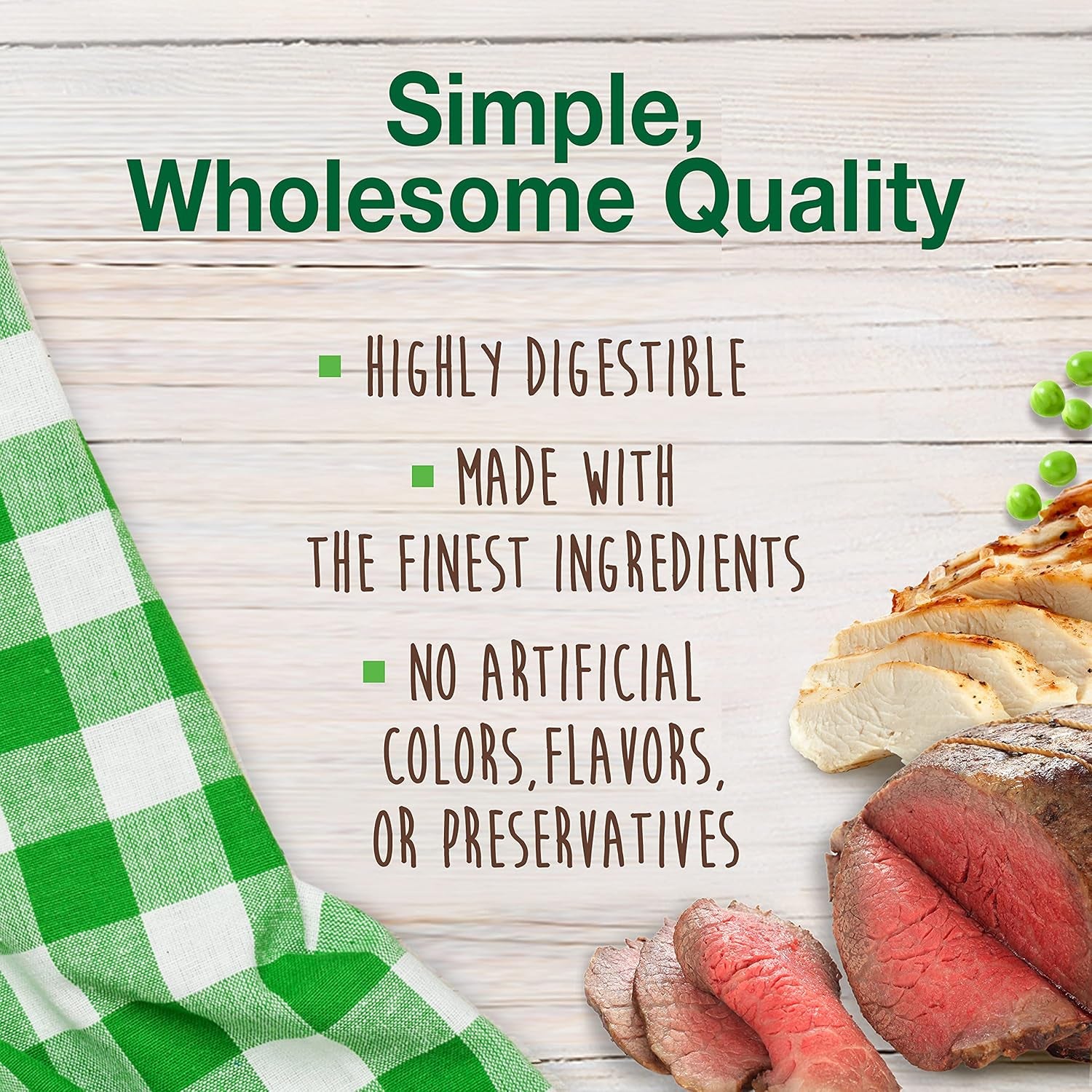 Healthy Edibles Natural Dog Chews Long Lasting Chew Treats for Dogs, Roast Beef & Chicken Flavor, X-Small/Petite (48 Count)