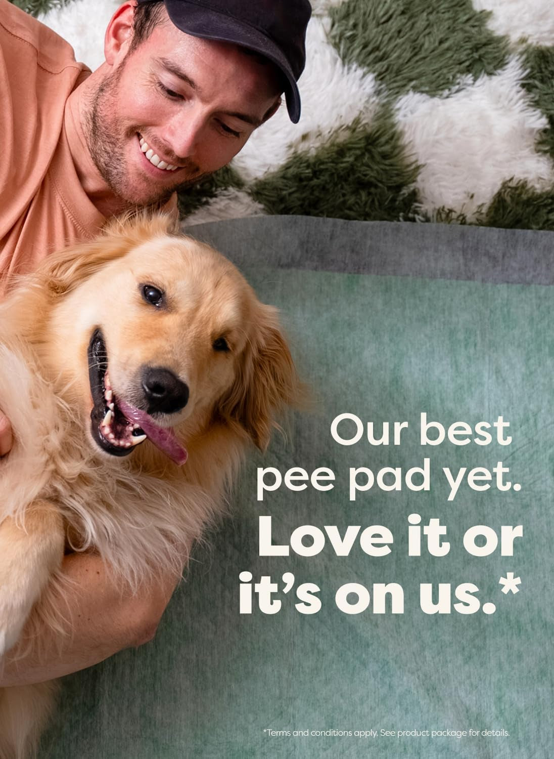 Max Absorbency Puppy Pee Pads for Dogs Absorbs 2X Faster & 2X More, Leak-Proof, Odor Control Potty Training, Unscented, XL, 28” X 34”, 40 Count