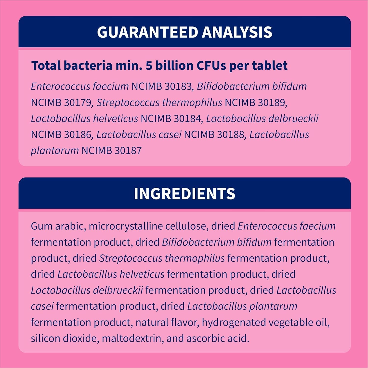 Nutramax Proviable Probiotics for Dogs, Daily Digestive Health Supplement with Multiple Strains of Bacteria, Dog Probiotics plus Prebiotics, 60 Chewable Tablets