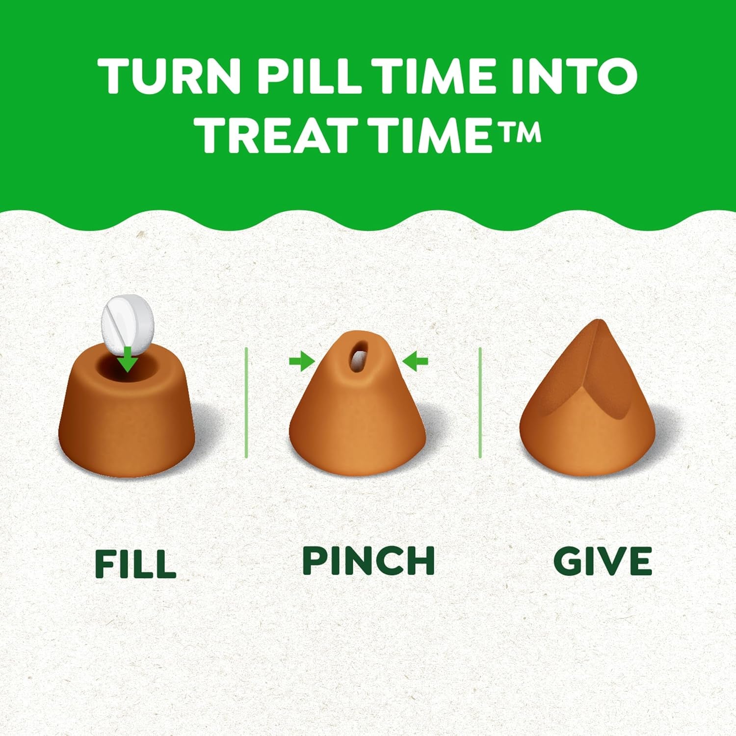 Pill Pockets for Dogs Large Size, Soft Dog Treats, Chicken Flavor, 7.9 Oz. Pouch (30 Treats)