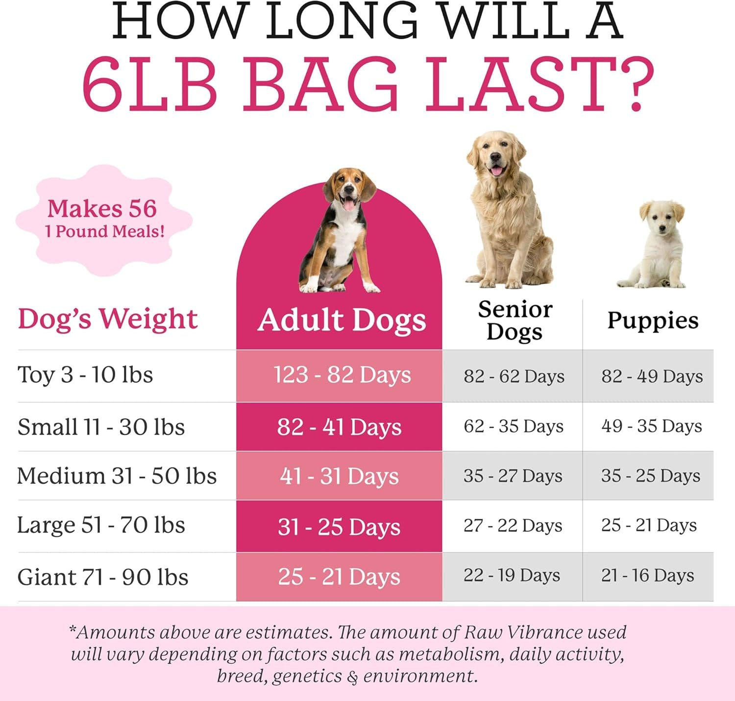 Raw Vibrance Grain Free Dehydrated Foundation for Raw Diet Dog Food (6 Pounds)