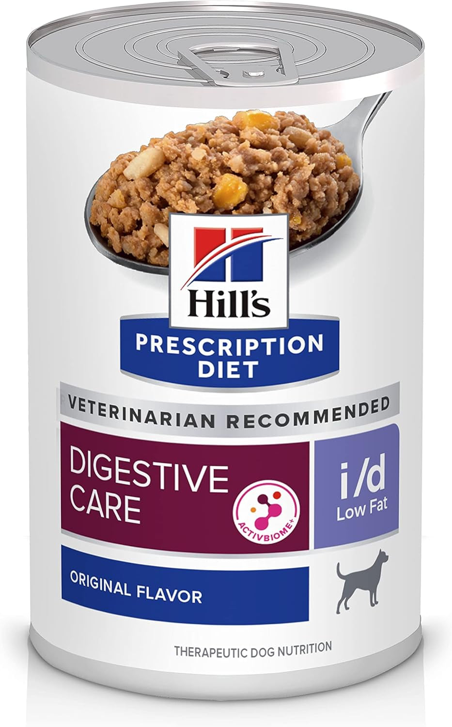 I/D Low Fat Digestive Care Original Flavor Wet Dog Food, Veterinary Diet, 13 Oz. Cans, 12-Pack