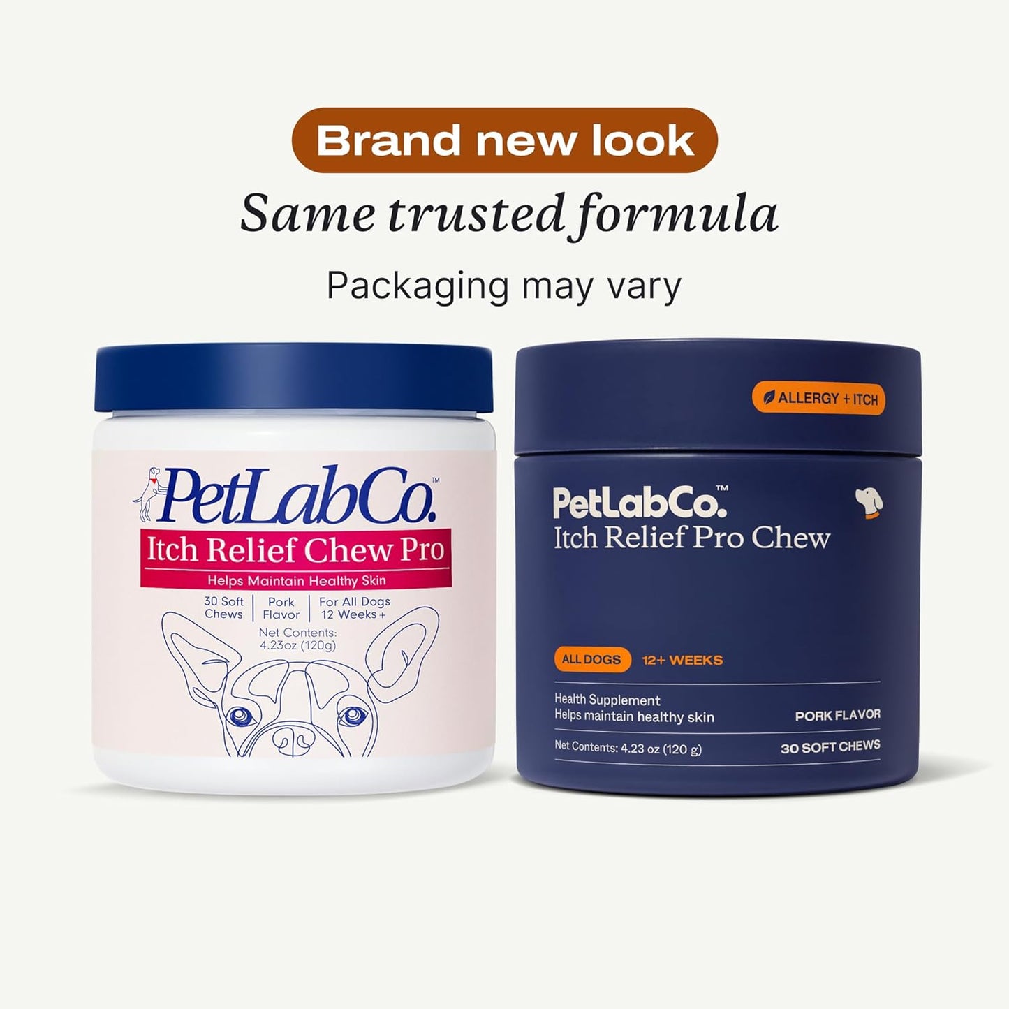 Itch Relief Chew Pro – Itch Relief Chews for Dogs – Omega 3 for Dogs Itch Supplement - Packed with Beneficial Fatty Acids for Healthy Skin – Seasonal Allergies Support - Packaging May Vary