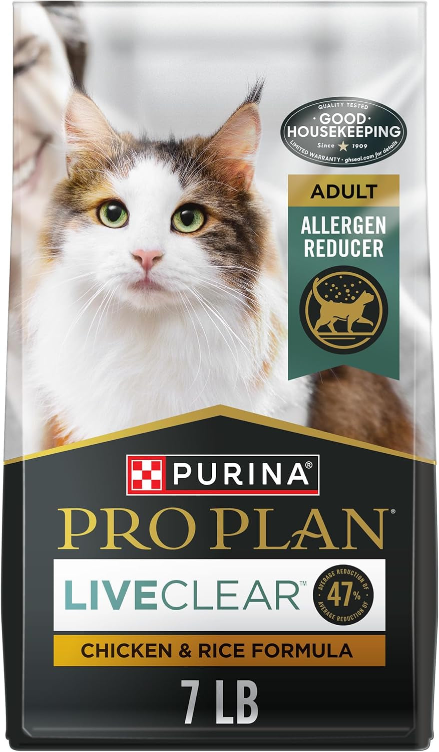 Allergen Reducing, High Protein Cat Food, LIVECLEAR Chicken and Rice Formula