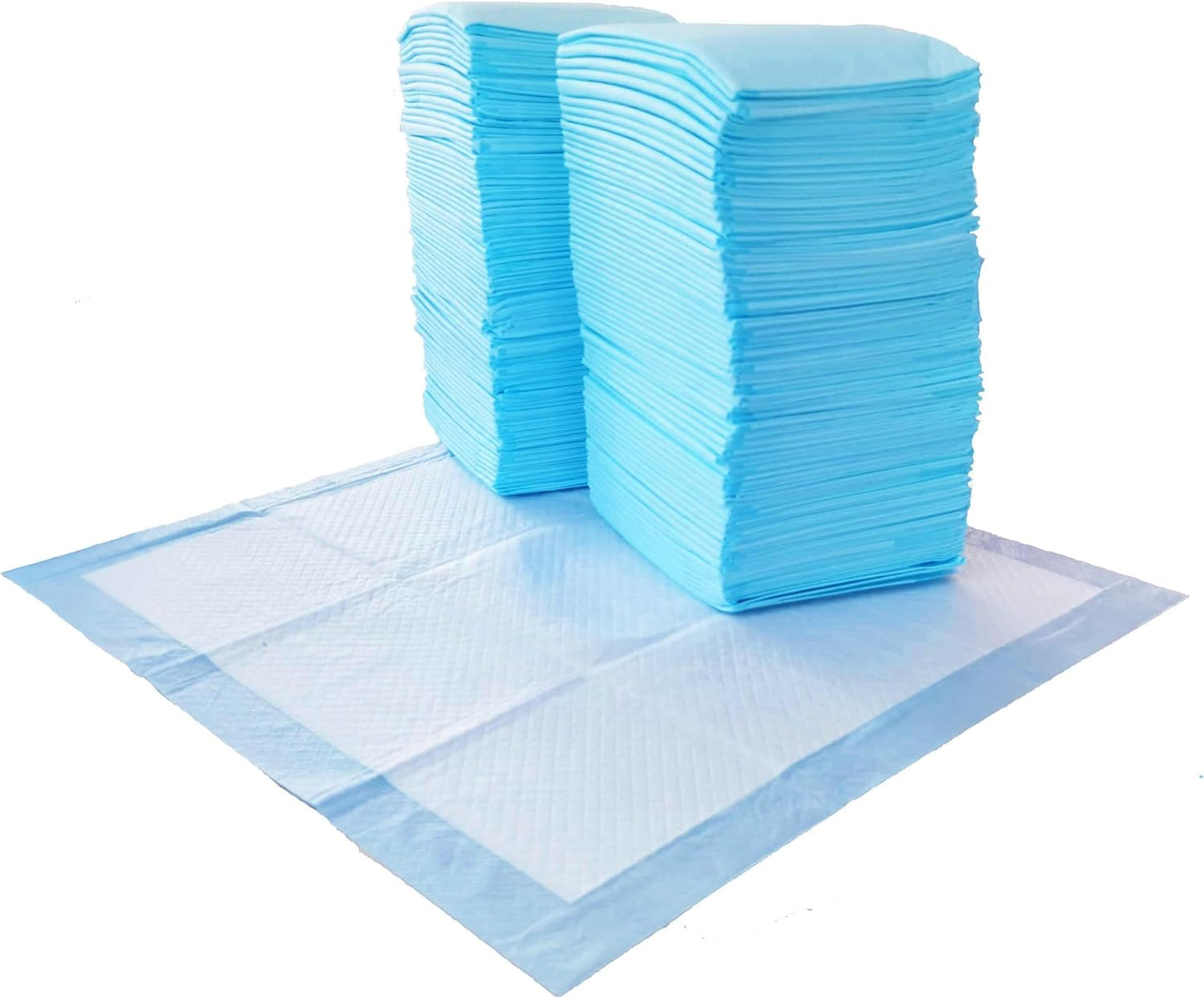 Scented Dog and Puppy Pee Pads, 5-Layer Leak-Proof Super Absorbent, Quick-Dry Surface, Potty Training, Regular (22X22"), 100 Count, Blue & White