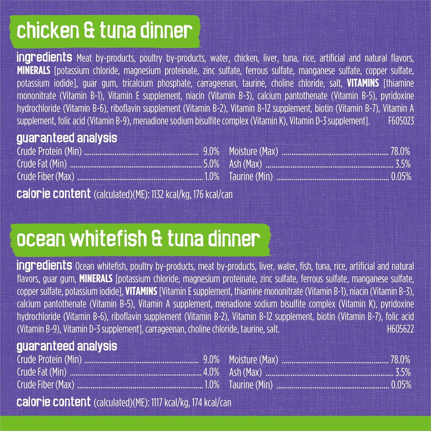 Purina  Pate Wet Cat Food Variety Pack Seafood and Chicken Pate Favorites 40Ct VP - (Pack of 40) 5.5 Oz. Cans