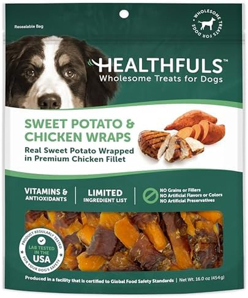 Chicken Wrapped Sweet Potato Dog Treats, 16Oz