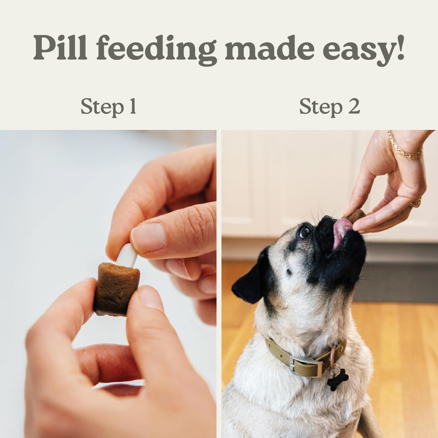 Earthly Pill Buddy Naturals - PB & Apple Recipe Pill Hiding Treats for Dogs - Make a Perfect Pill Concealing Pocket or Pouch for Any Size Medication - 90 Servings