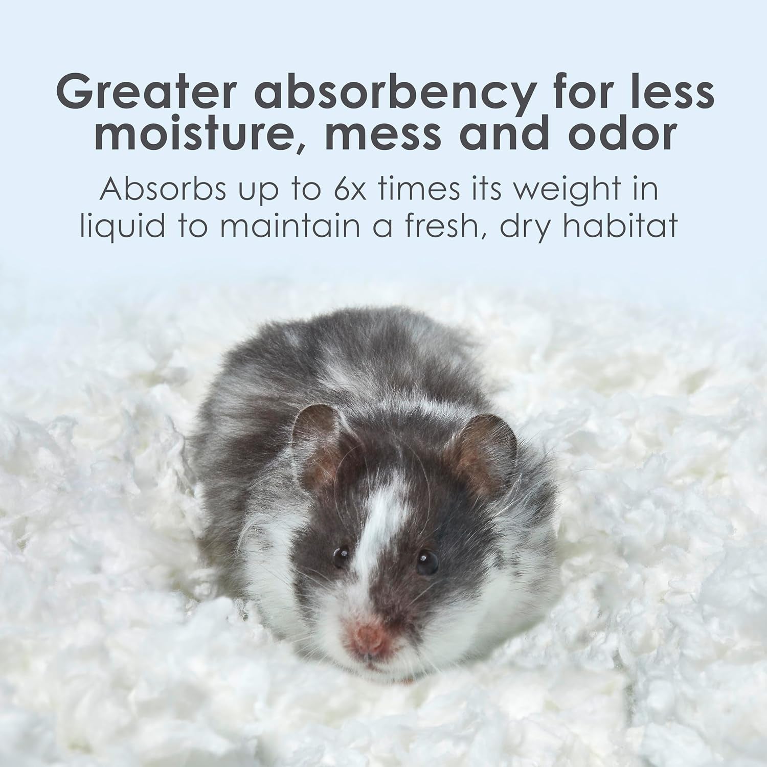 Clean & Cozy White Paper Bedding, Made for Small Animals, 100 Liters, Pack of 2