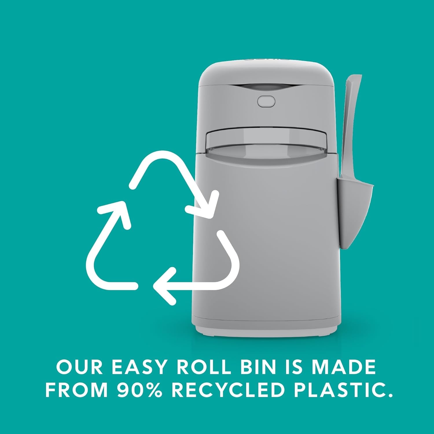 Easy Roll Pail | Cat Litter Box Waste Disposal System for Odor Control | Includes 1 Continuous Refill Bag