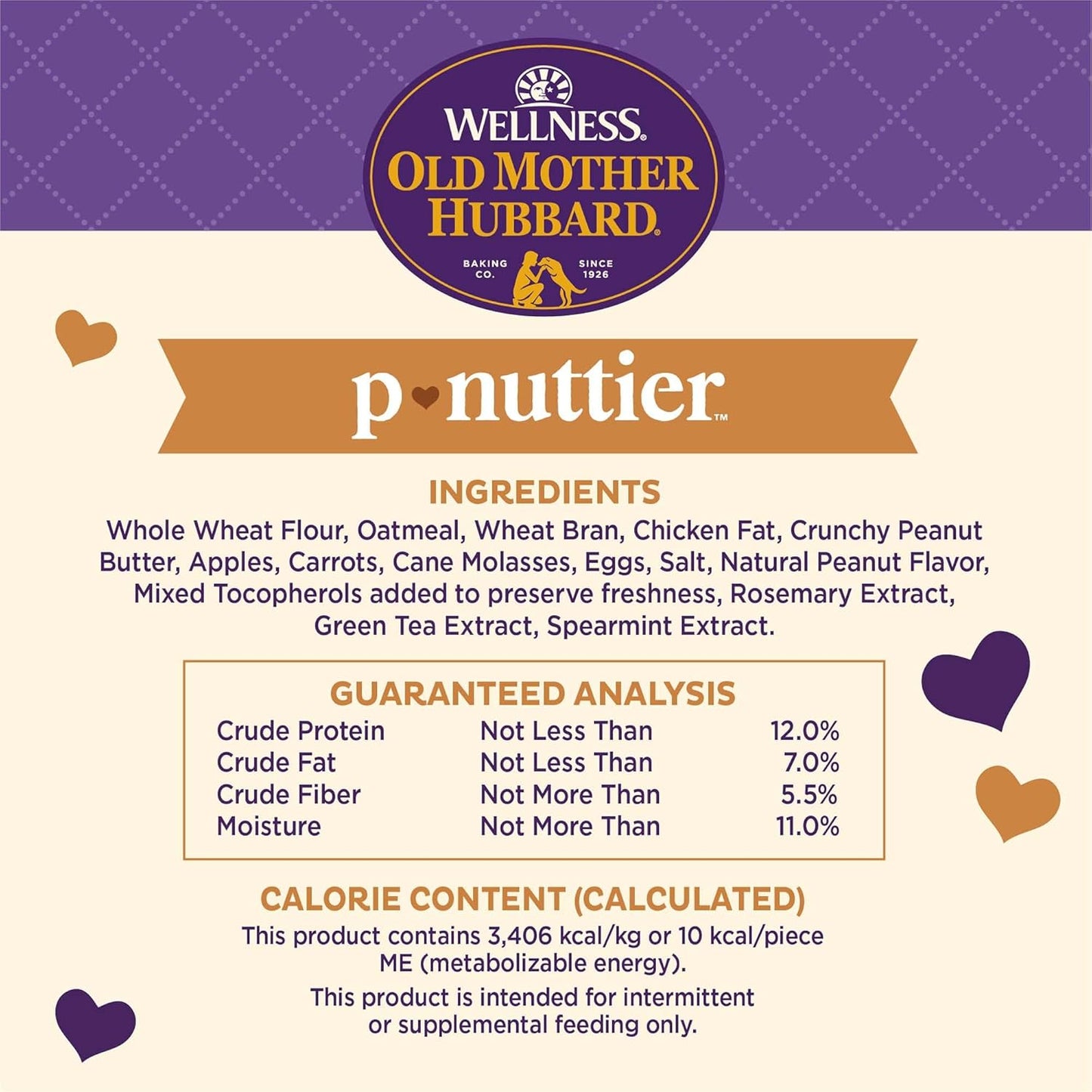 Wellness P-Nuttier Dog Biscuits, Natural, Training Treats, Peanut Butter Flavor, Mini Size, (6 Pound Box)