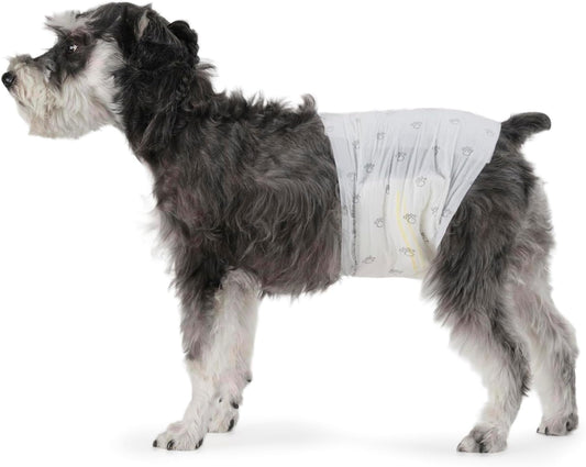 Male Dog Diapers, 50 Count, Medium, Ultra Absorbent Disposable Wrap with Secure Fit, Leakproof and Comfortable