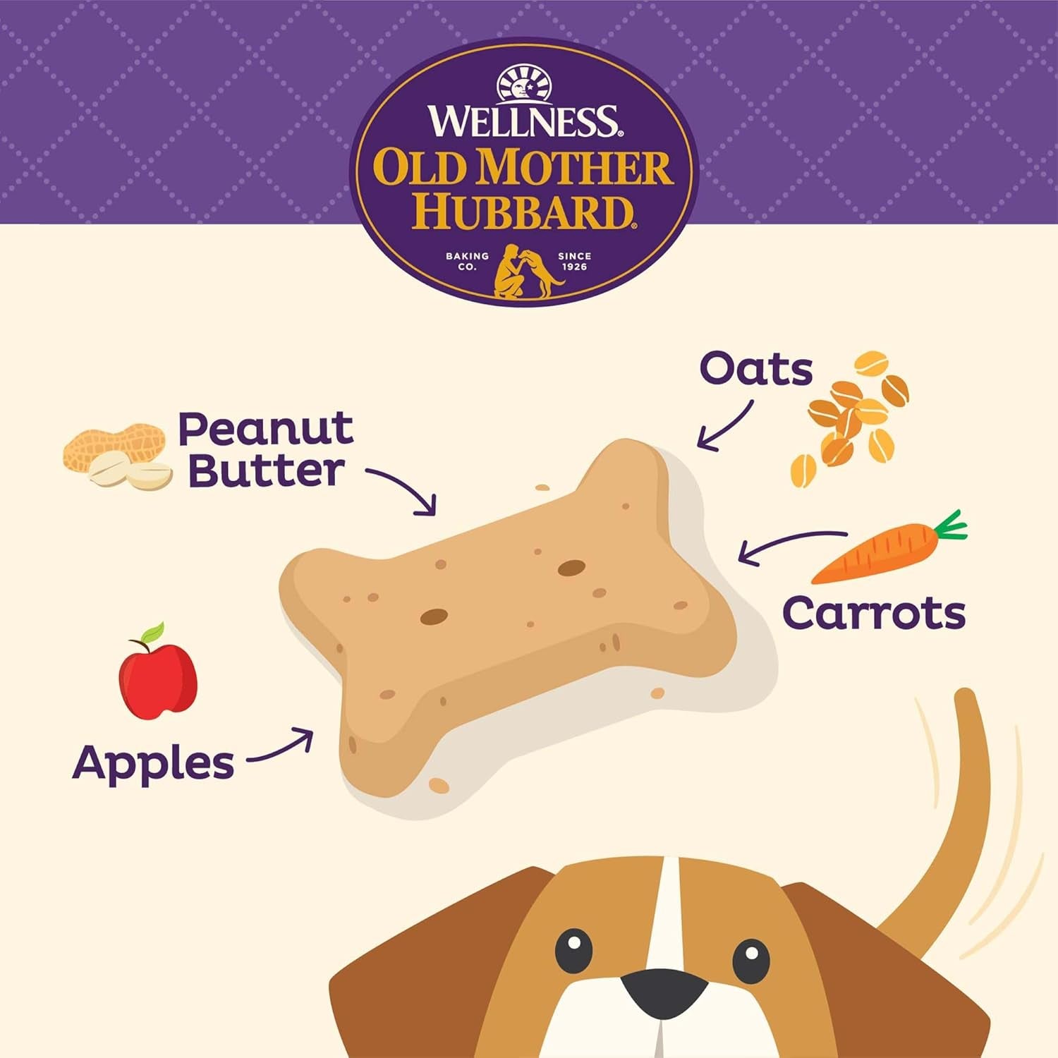Wellness P-Nuttier Dog Biscuits, Natural, Training Treats, Peanut Butter Flavor, Small Size, (20 Ounce Bag)