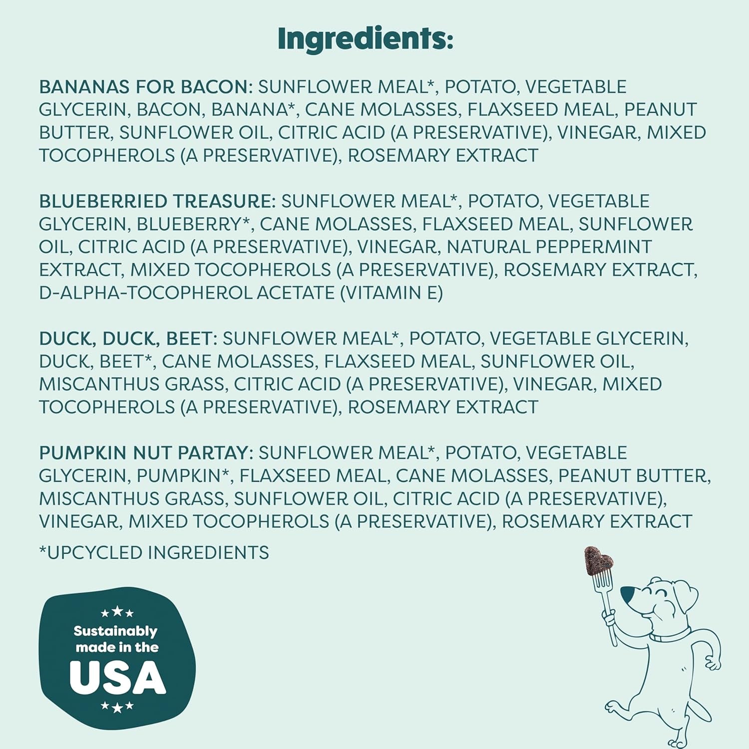 Soft-Baked Dog Treats, Variety 5-Pack - Natural & Healthy Dog Chews for Small, Medium & Large Dogs - Biscuits Baked & Made in USA, Free from Grain, Corn & Soy