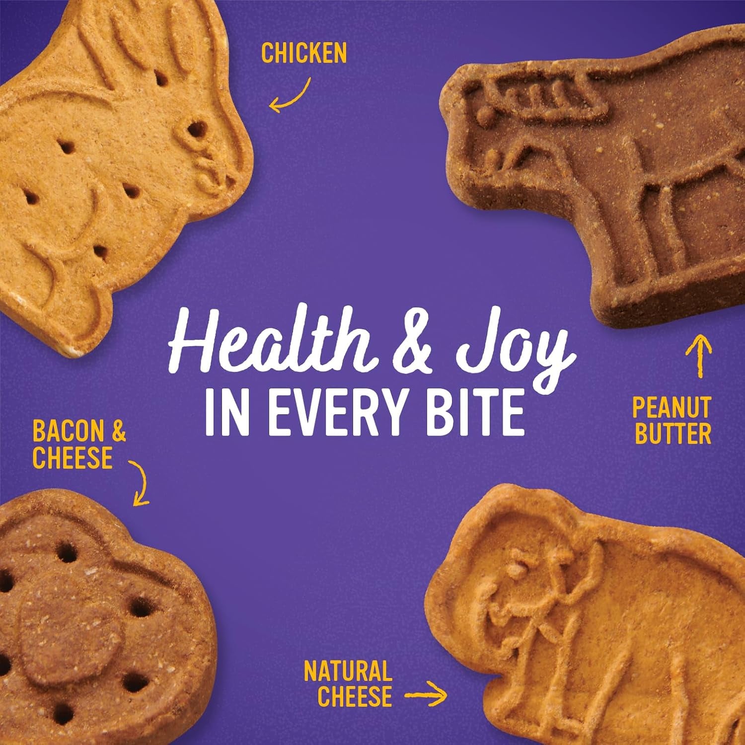Natural Dog Treats, More Crunch Large, Assorted Flavors, 18Oz Box, 1 Box