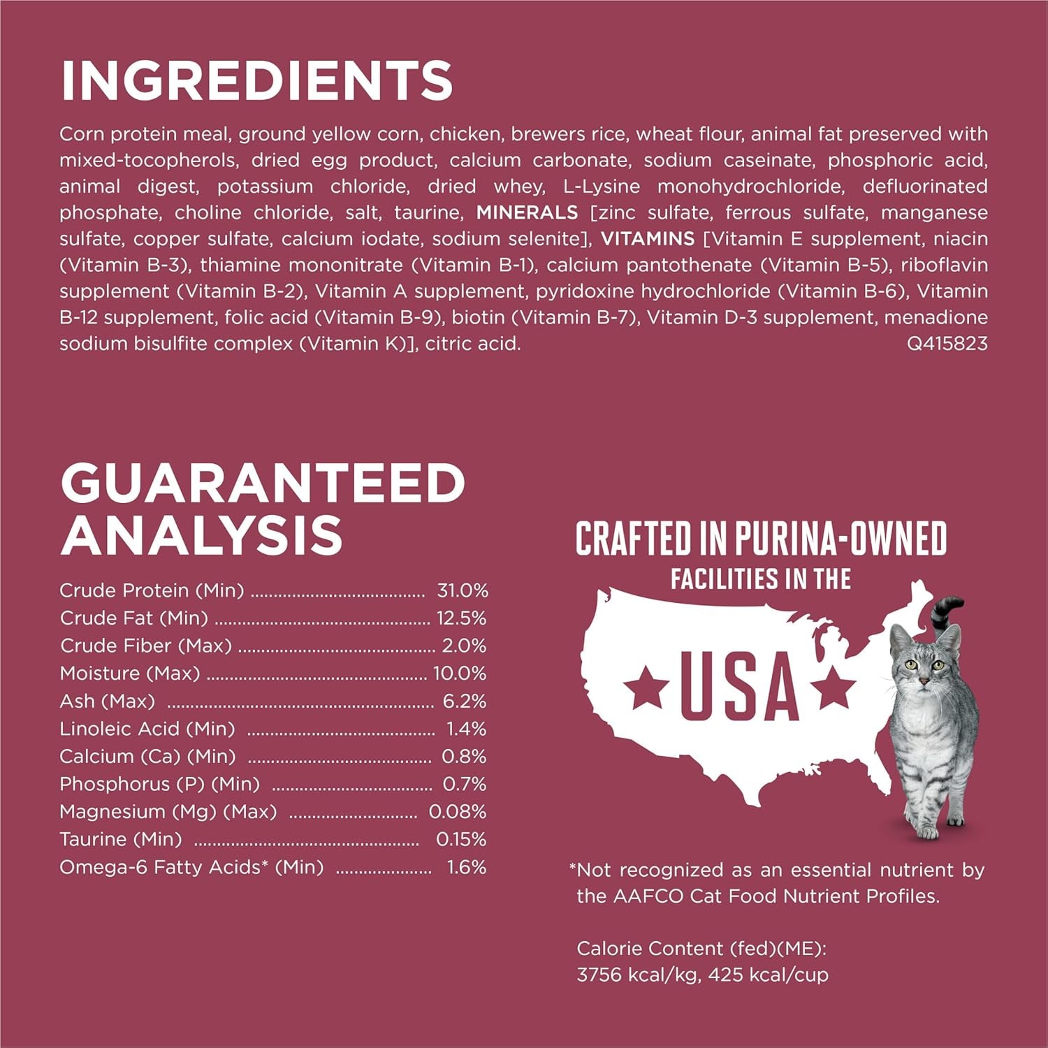 High Protein Dry Cat Food, +Plus Urinary Tract Health Formula - 16 Lb. Bag