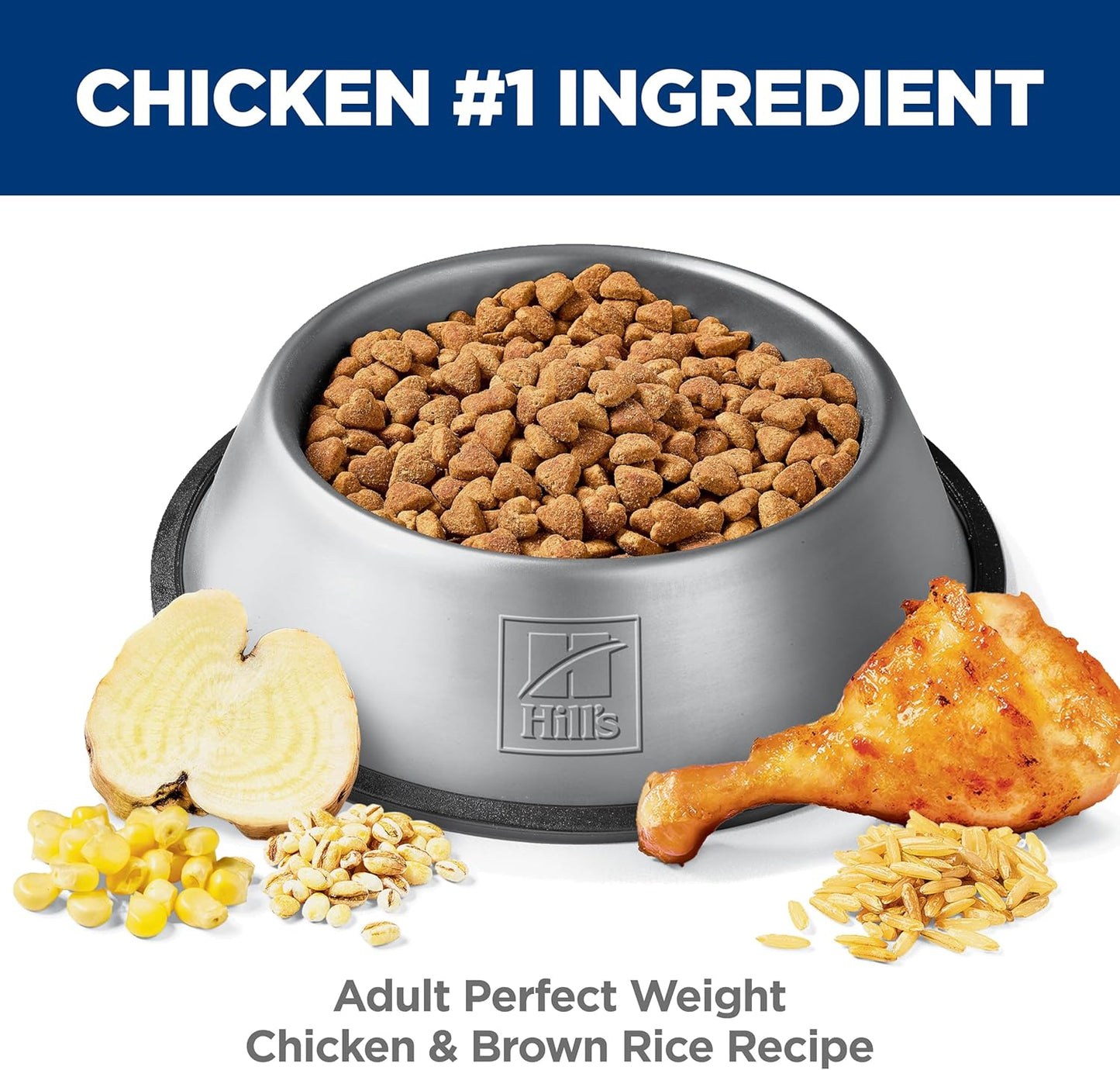 Perfect Weight, Adult 1-6, Weight Management Support, Dry Dog Food, Chicken & Brown Rice, 12 Lb. Bag