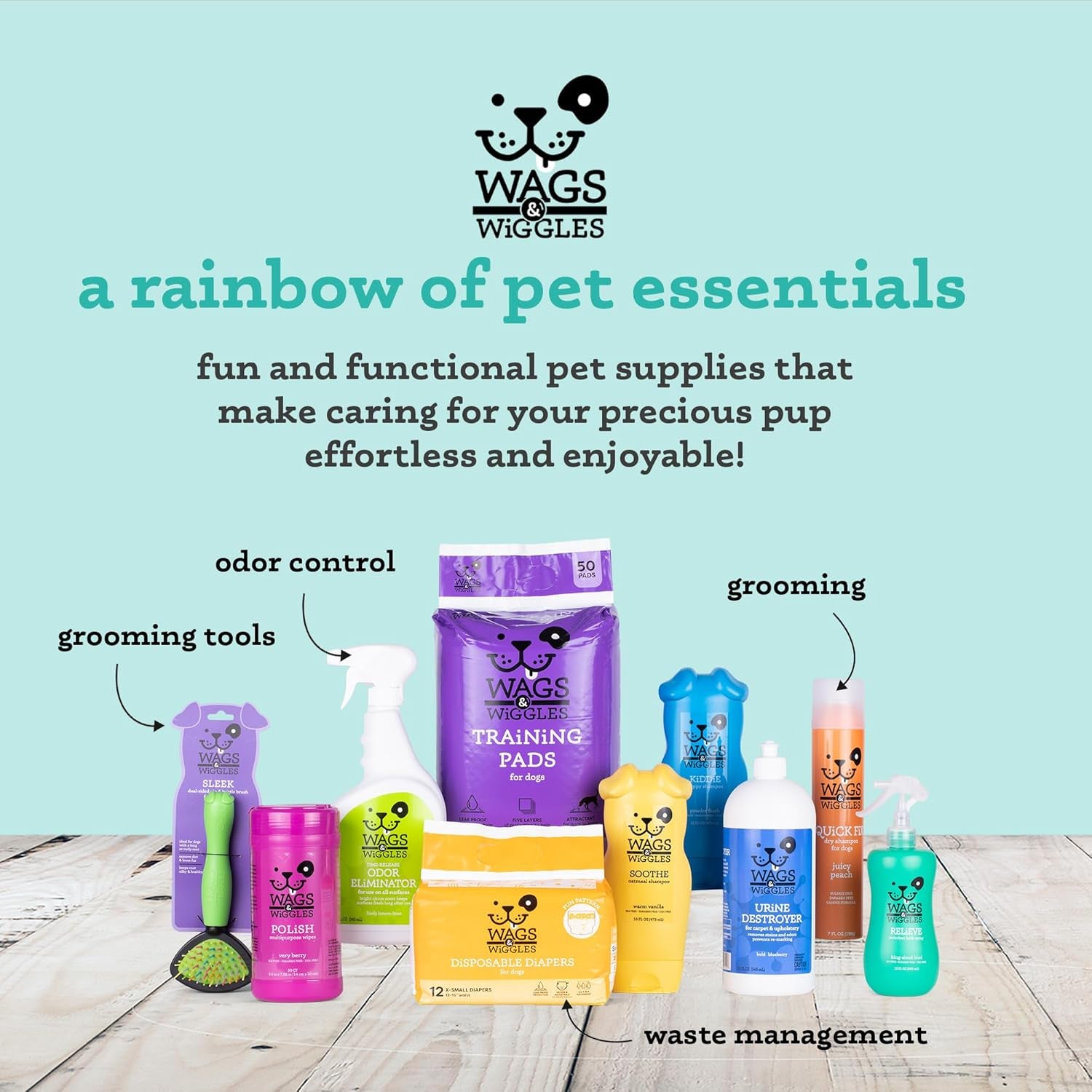 Cleanse Hypoallergenic Wipes 100Ct | Hypoallergenic Dog Wips 100 Count Package, Fragrance Free | Waterless Bathing to Keep Pets with Sensitive Skin Clean (FF22031)