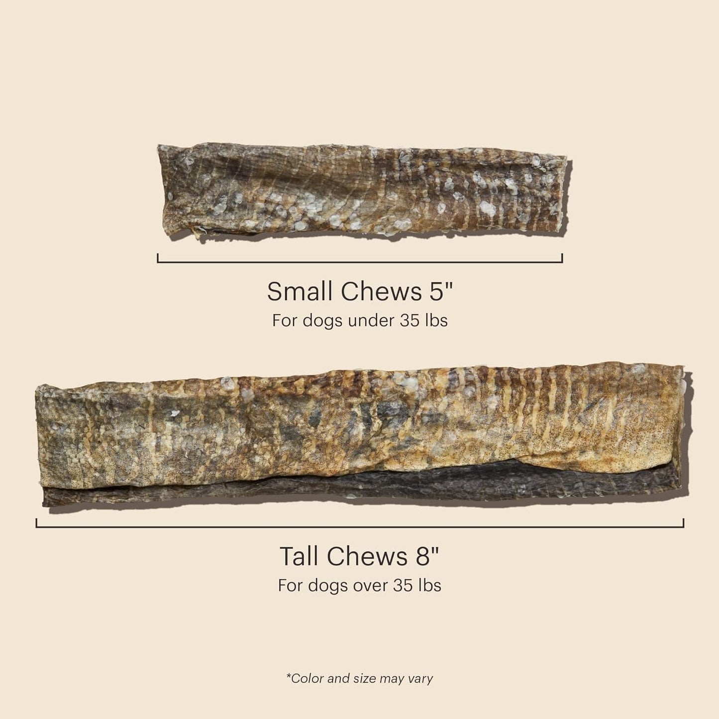 Human Grade Ocean Chews Crispy Cod Fish Skins Dog Treats, 5.5 Ounces