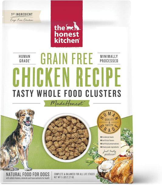 Whole Food Clusters Grain Free Chicken Dry Dog Food, 5 Lb Bag