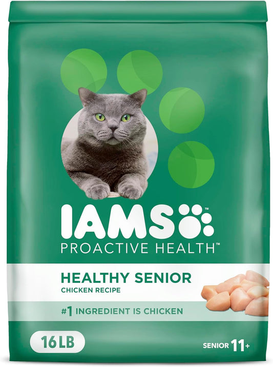 Proactive Health Healthy Senior Dry Cat Food with Chicken, 16 Lb. Bag