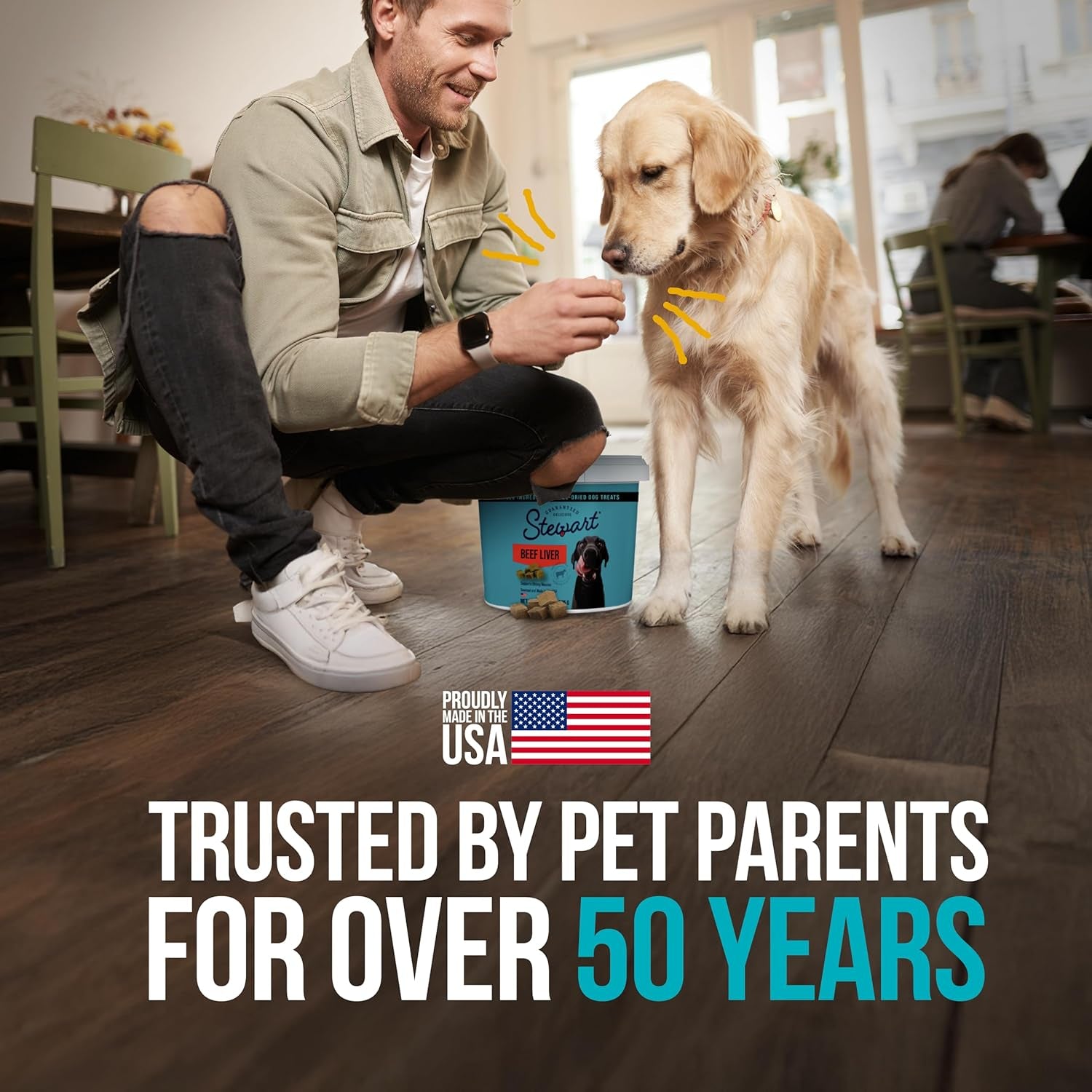 Beef Liver Dog Treats, 21 Oz, ~475 Pieces, Freeze Dried Raw, Single Ingredient, 50% Protein Training Treats or Meal Topper in a Value Size Resealable Tub, Grain Free, Gluten Free