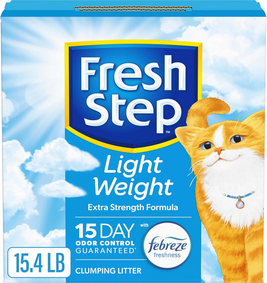 Light Weight Clumping Litter, Extra Strength Formula with Febreze Freshness, 15.4 Lb. Box