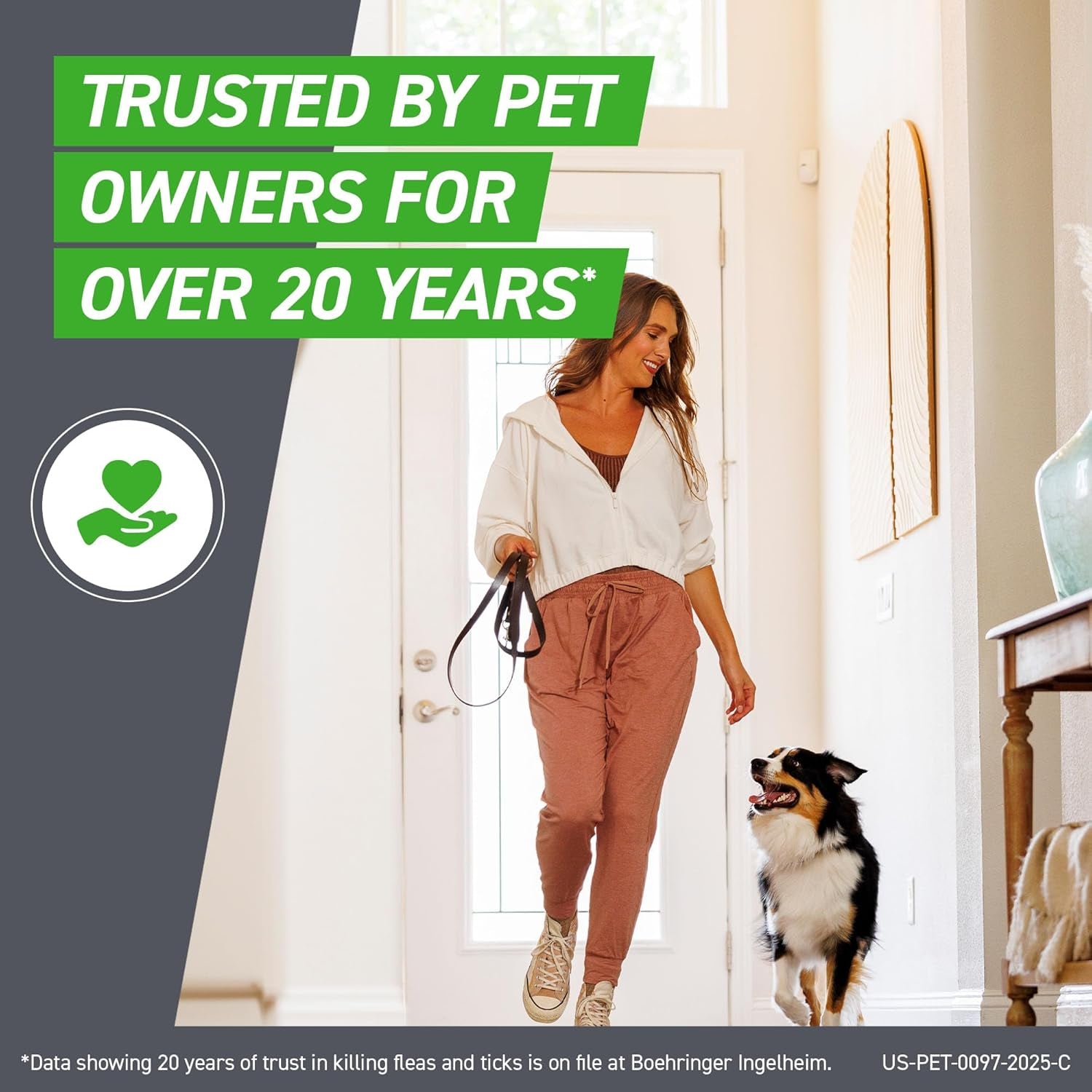 plus Flea and Tick Treatment for Medium Dogs up to 23 to 44 Lbs. 3 Treatments