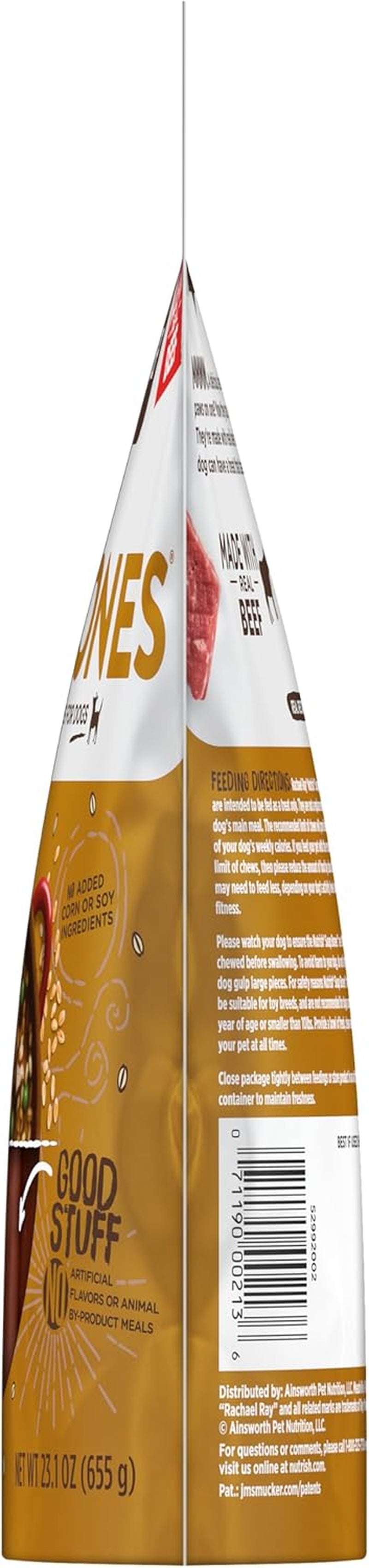 Rachael Ray  Soup Bones with Real Beef & Barley, 11 Dog Chews