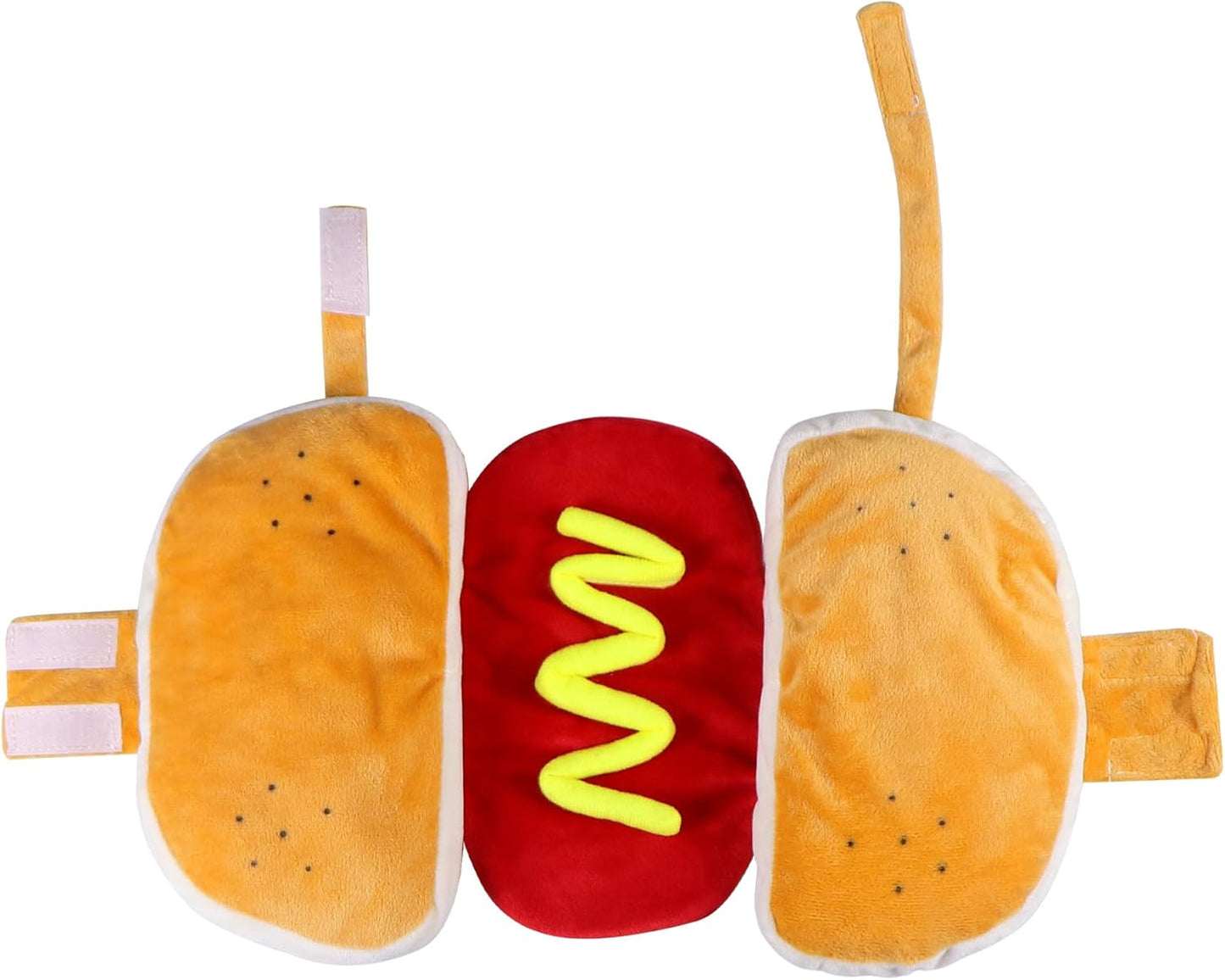 Dog Hot Dog Costume, Dog Halloween Costumes Funny Pet Hot Dog Costume for XS Small Medium Dogs Cats Pets (Large)