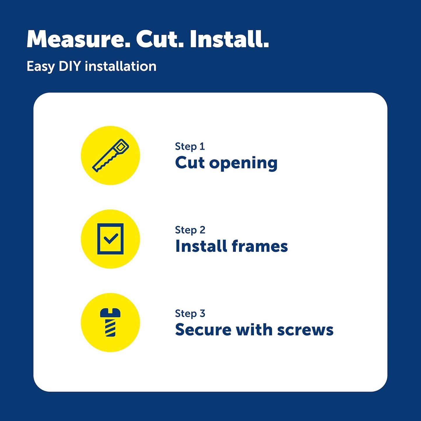 Plastic Pet Door - Easy Install for Wood, PVC Metal & Paneled Doors - Rust-Free Plastic Frame - Flap Dimensions 10 1/4" W X 16 1/4" H - for Large Dogs Weighing up to 100 Lb
