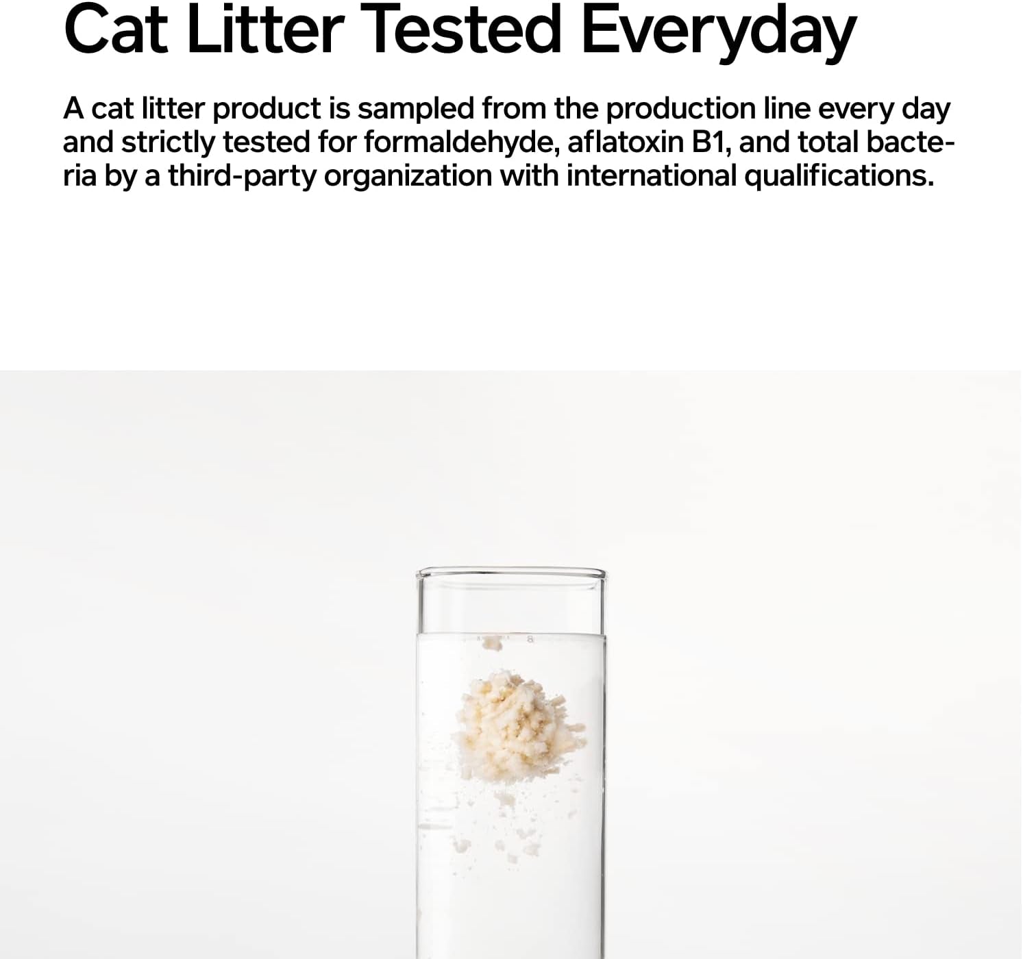 Tofu Cat Litter Clumping,Flushable,Ultra Absorbent and Fast Drying, 100% Natural Ingredients Litter,Solubility in Water,Really Dust-Free,Less Scattering (5.3Lb×2Bags)