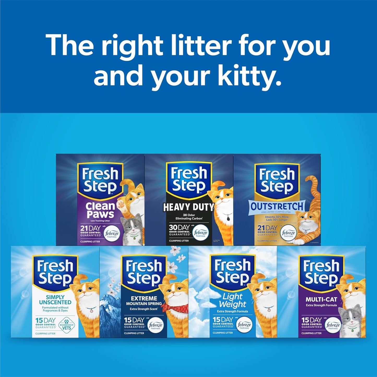 Simply Unscented Clumping Litter,  Unscented Cat Litter with Activated Charcoal Technology, 14 Lb. Box