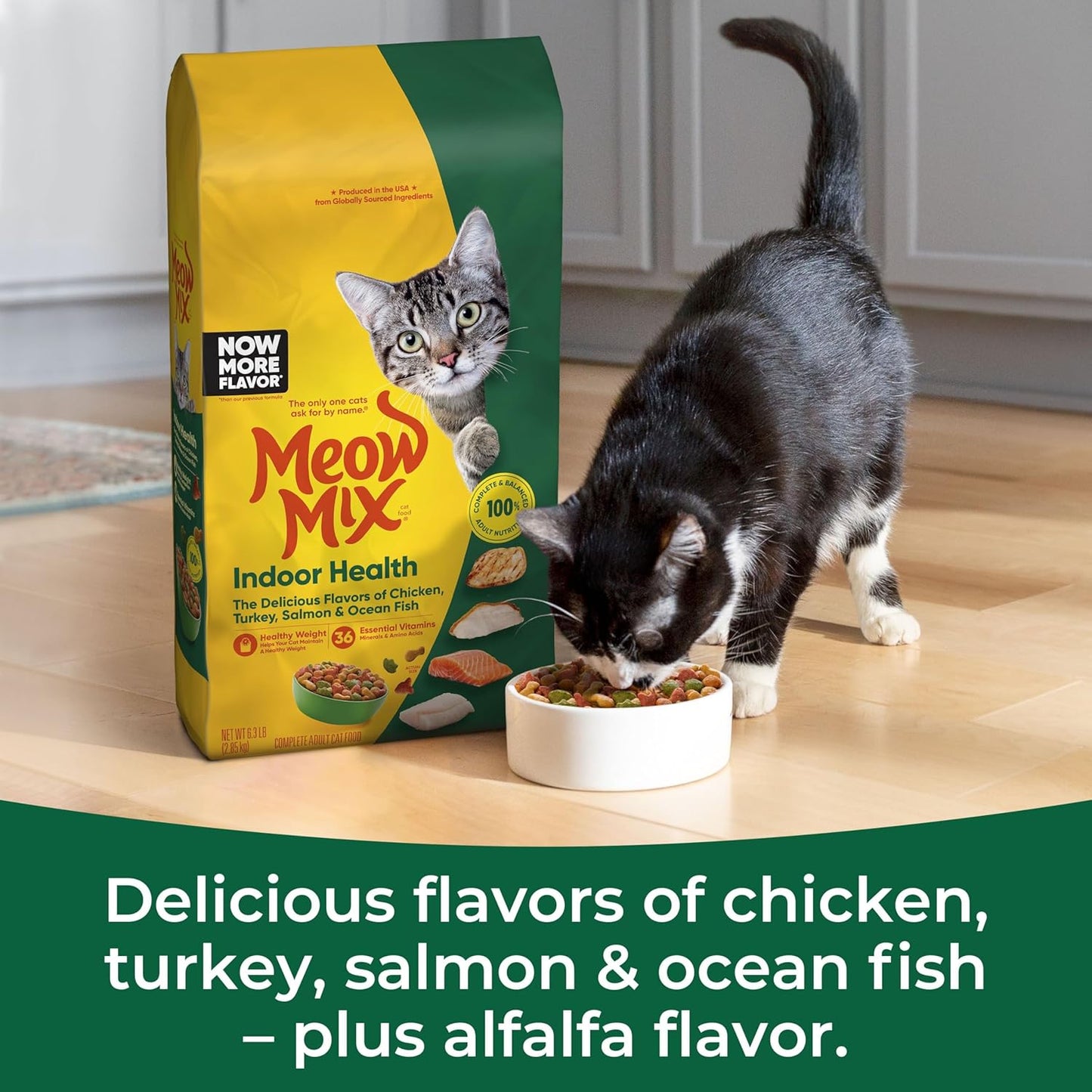 Indoor Health Dry Cat Food, 6.3 Pound Bag