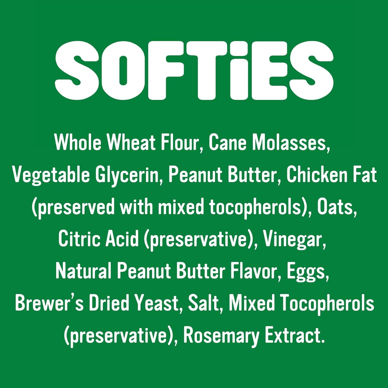Natural Dog Treats, Softies, Peanut Butter Flavor, 16.2Oz Bag, 1 Bag