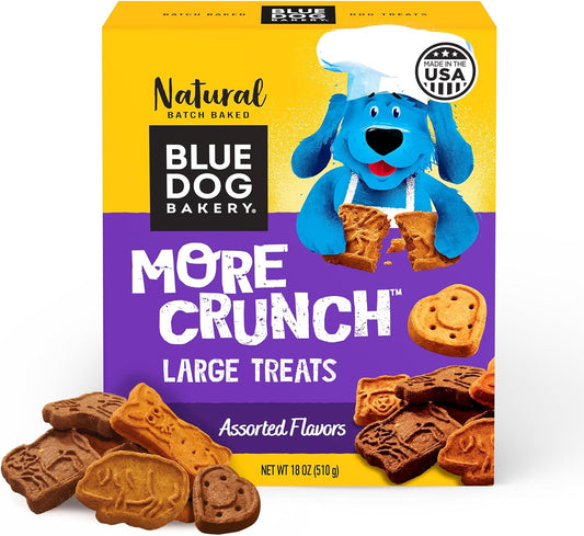 Natural Dog Treats, More Crunch Large, Assorted Flavors, 18Oz Box, 1 Box