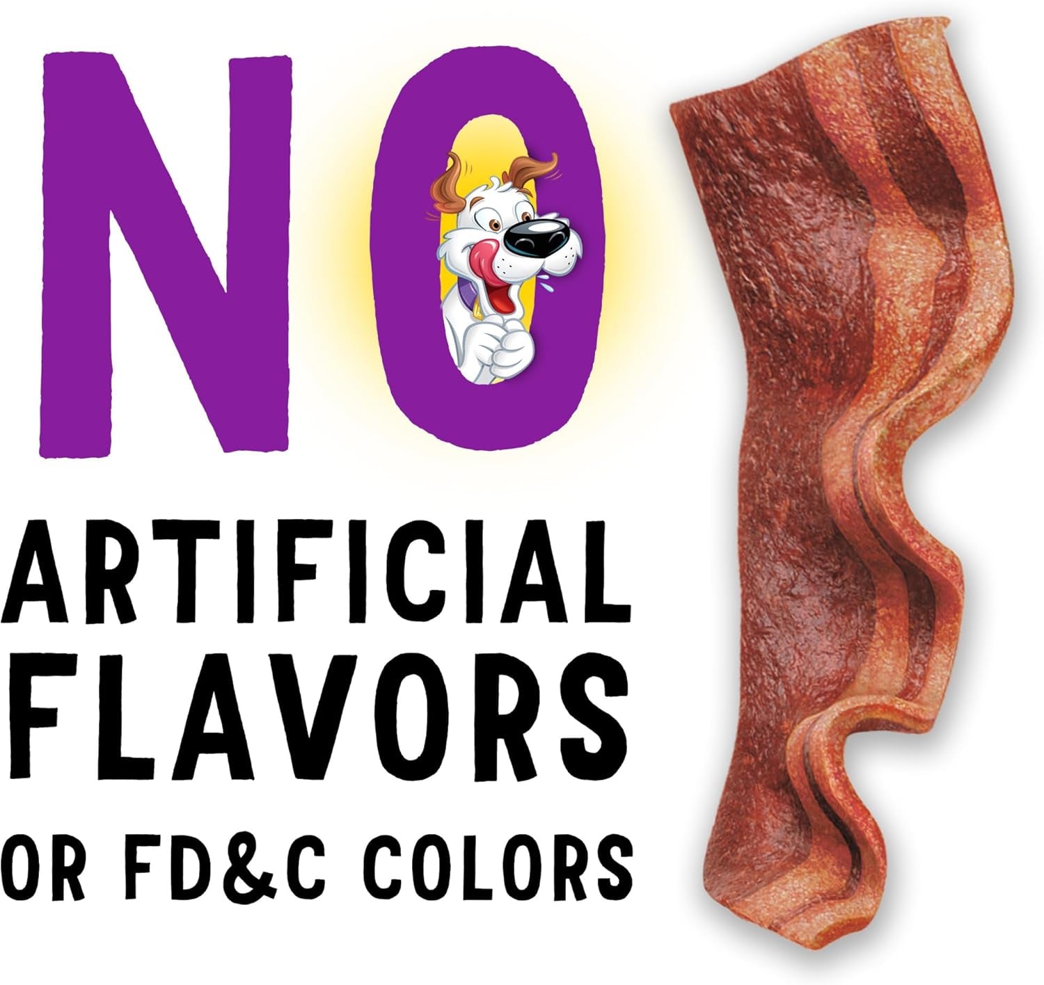 Strips Dog Treats, Original with Bacon Flavor - (Pack of 2) 26 Oz. Pouches